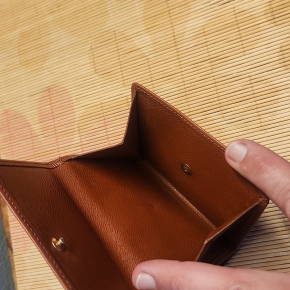 Louis Vuitton EPI Leather Double Snap Tri-Fold Elise Wallet, Brown - Picture 10 of 15